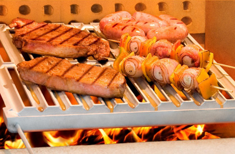 Grelha aquecida com carvão: compostos cancerígenos