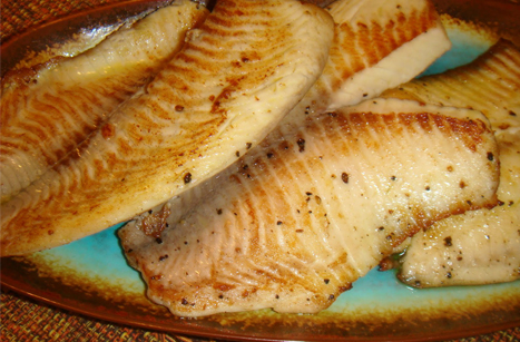 Peixe Chapeado com óleo